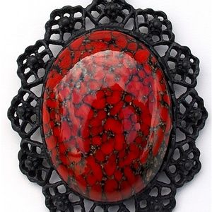 GASOLINE GLAMOUR RED MATRIX NECKLACE